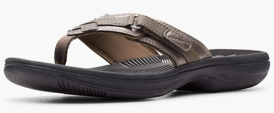 Skechers wide width flip flops hot sale